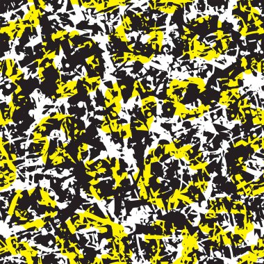 Soyut etiketli, kusursuz bir grafitiydi. Anlamsız harfler. Moda el çizimi dokusu, sokak sanatı eski moda tişört, tekstil, ambalaj kağıdı, siyah beyaz