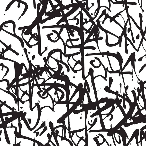 Graffiti Pozadí Bezproblémový Vzor Vektorové Značky Psaní Graffiti Ruční  Styl Stock Vector od © YAYImages 345741488
