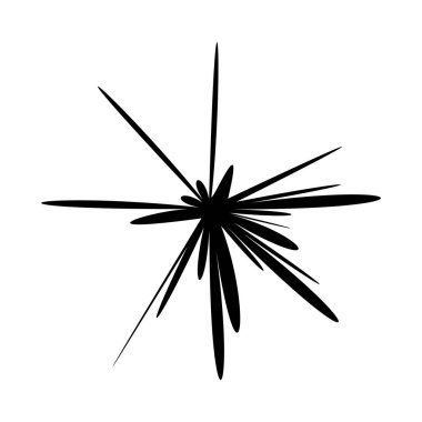 Garip Vektör Şekli beyaz arkaplanda izole edildi. Geometrik figür logo web sitesi sosyal medya tişörtleri bilim kurgu sahneleri için biçilmiş kaftan.