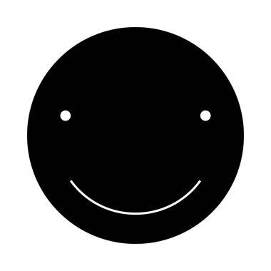 Strange Vector Smiley beyaz arka planda izole edildi. Geometrik figür logo web sitesi sosyal medya tişörtleri bilim kurgu sahneleri için biçilmiş kaftan.