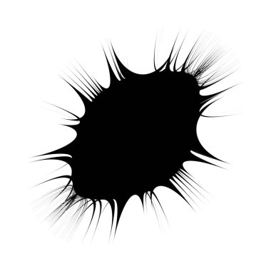 Garip Vektör Şekli beyaz arkaplanda izole edildi. Geometrik figür logo web sitesi sosyal medya tişörtleri bilim kurgu sahneleri için biçilmiş kaftan.