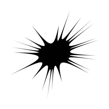 Garip Vektör Şekilleri Koleksiyonu. Geometrik şekiller, bozulma.