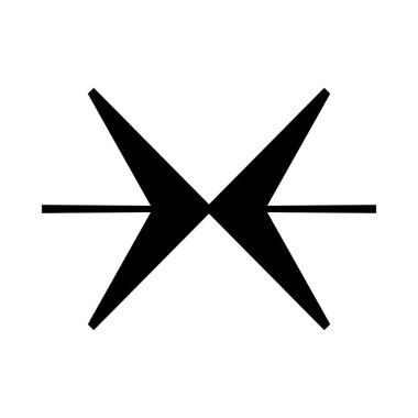 Garip Vektör Şekilleri Koleksiyonu. Geometrik şekiller, bozulma.