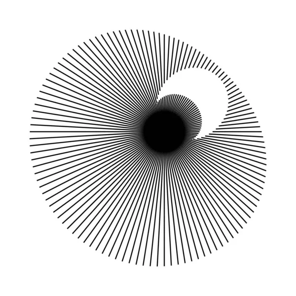 Странная Векторная Фигура Белом Фоне Геометрическая Фигура Идеально Подходит Логотипа — стоковый вектор