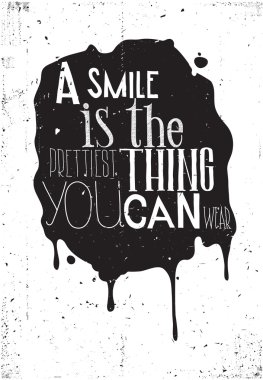 Grunge motivasyon posteri