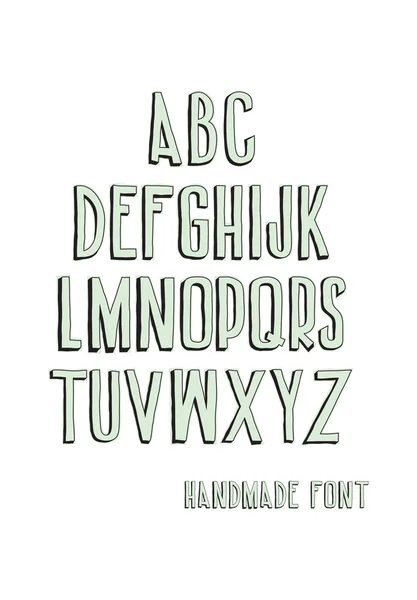 Fuentes Vintage alphabetic — Archivo Imágenes Vectoriales