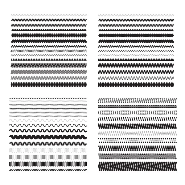 Basit kaligrafik çizgiler bölücüler ve tasarım öğeleri. Geometri