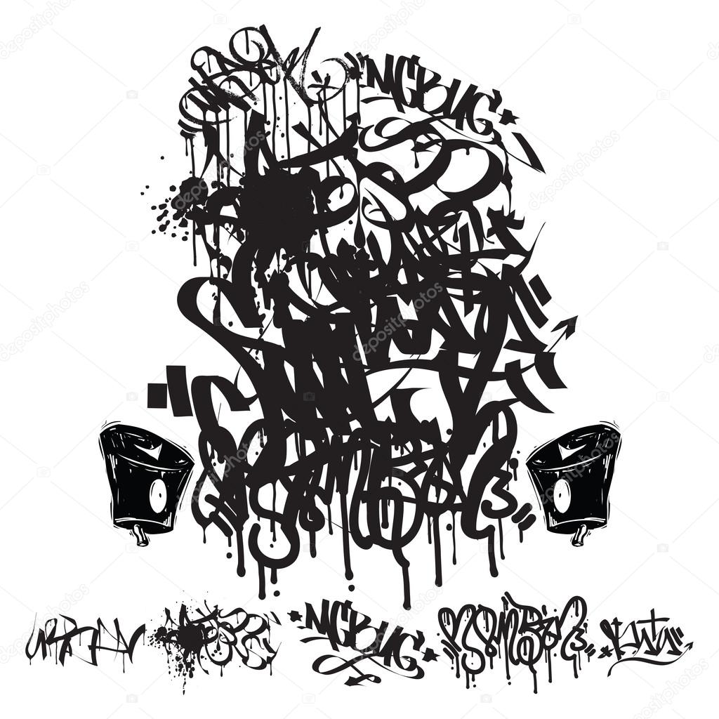 Vector Graffiti Tags Writing Stock Vector Vanzyst 80218186 Vector Graffiti Tags Writing Stock Vector Vanzyst 80218186