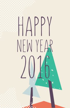 Mutlu yeni yıl ve Noel poster evlenmek