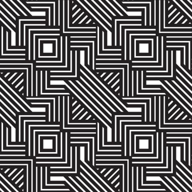 Abstract lines seamless pattern. Modern stylish geometric backgr