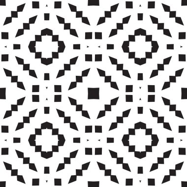 Abstract geometric seamless pattern clipart