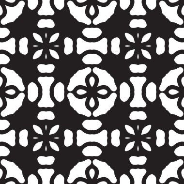 Abstract geometric symmetry modern fashion seamless pattern clipart