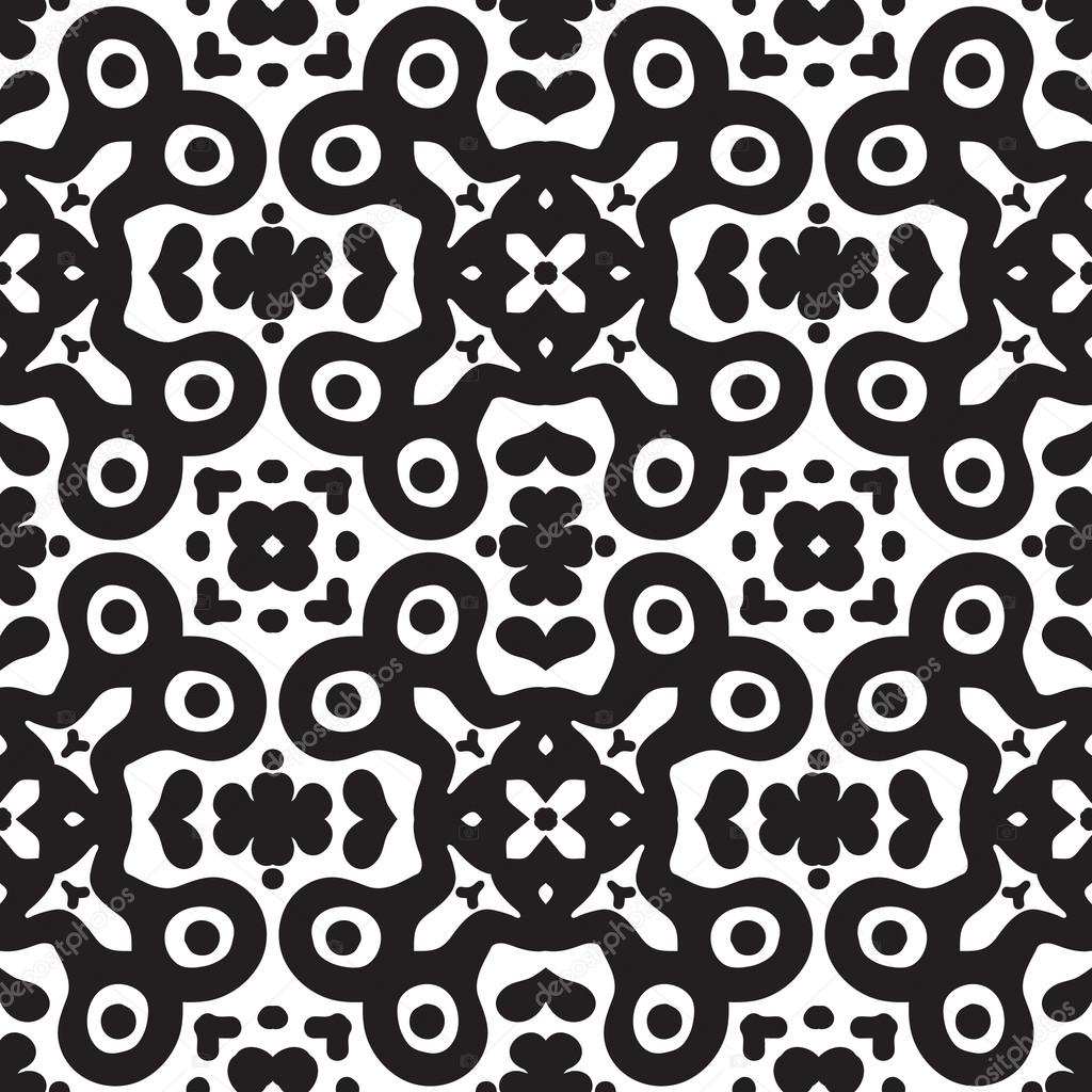 Abstract geometric symmetry modern fashion seamless pattern