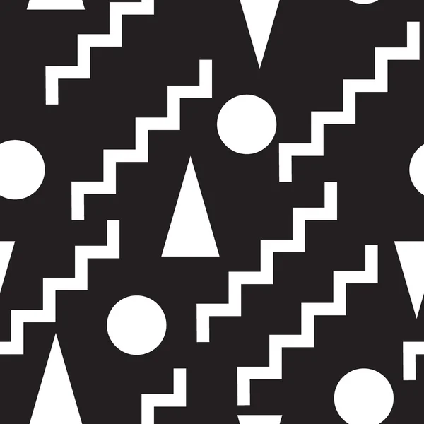 Set seamless black and white pattern — Διανυσματικό Αρχείο