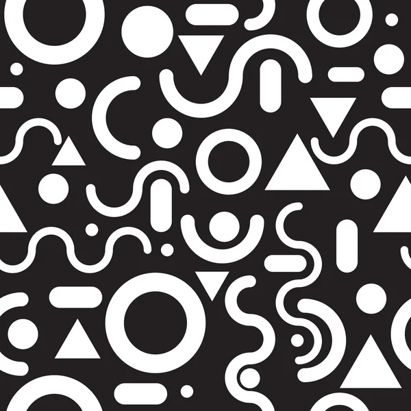 Fashion seamless pattern in Memphis style — Wektor stockowy
