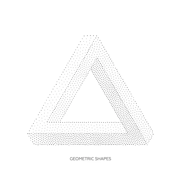 Triângulos 3D abstratos —  Vetores de Stock