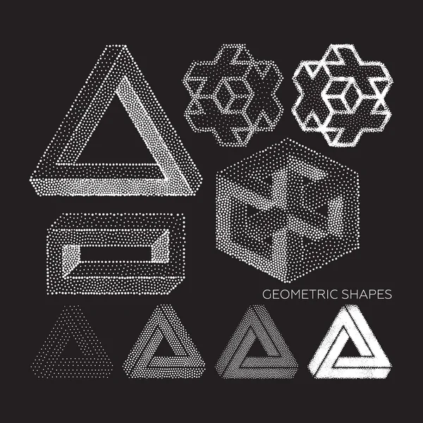 Conjunto de formas geométricas — Vector de stock