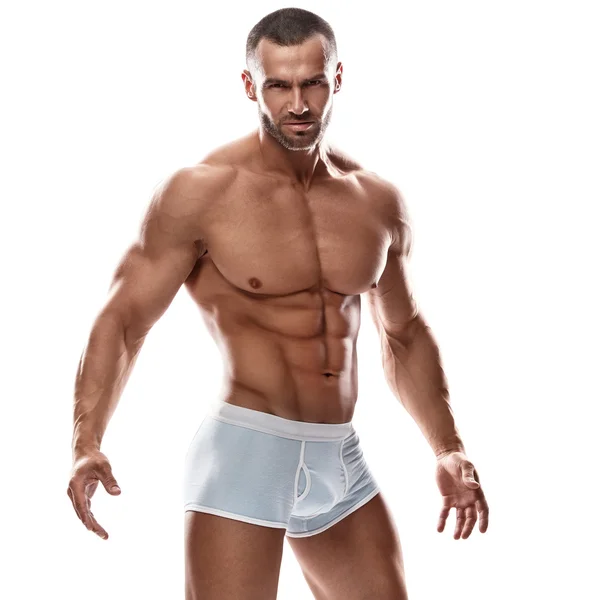 Handsome man posing in underwear — Stock Photo, Image