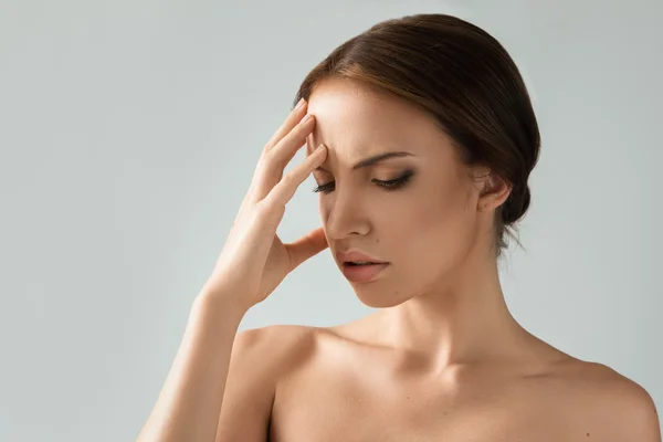 Beautiful woman face — Stock Photo, Image