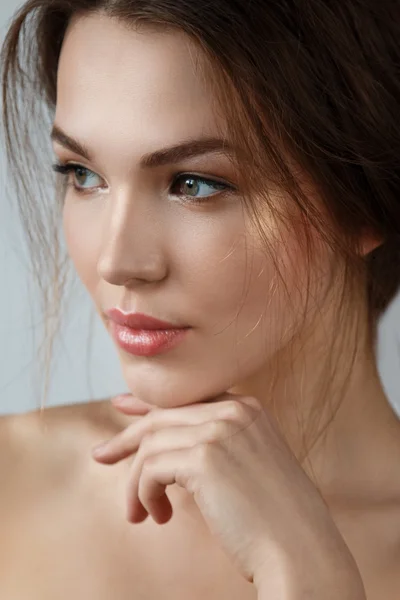 Woman with natural makeup — Stock Photo, Image