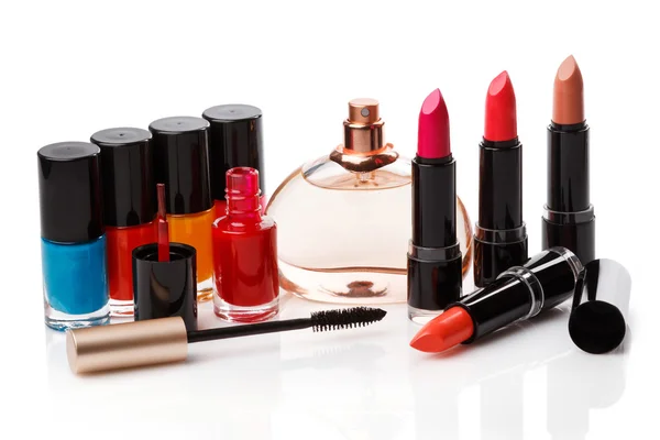 Diferentes productos de maquillaje — Foto de Stock