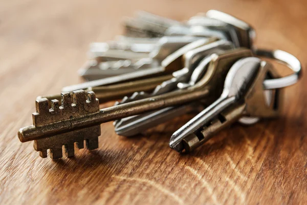 Bunch of different keys — Stock Photo, Image