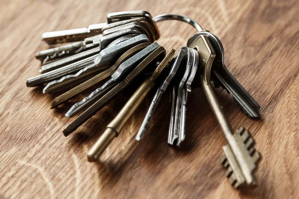 Bunch of different keys — Stock Photo, Image