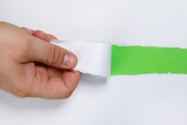 El gözyaşı kağıt bir şerit
