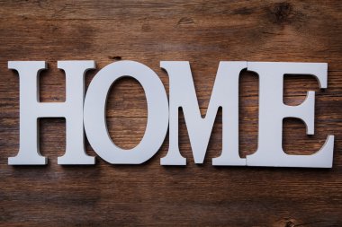 Word Home beyaz harfler