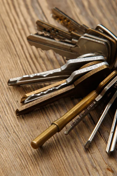 Bunch of different keys — Stock Photo, Image