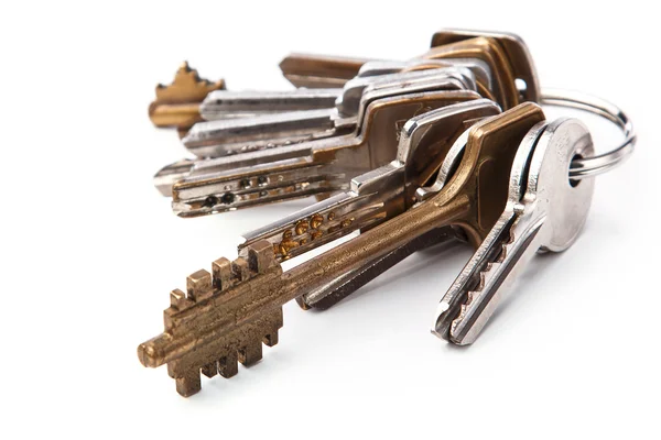 Monte de chaves diferentes — Fotografia de Stock
