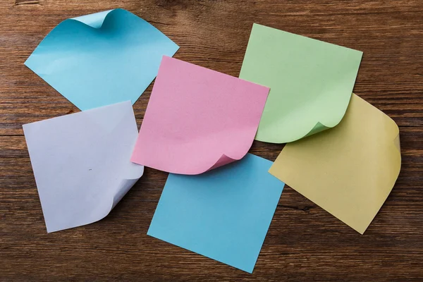 Bunte Papieraufkleber — Stockfoto