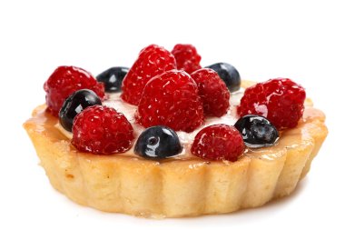 tatlı kek çilek ile