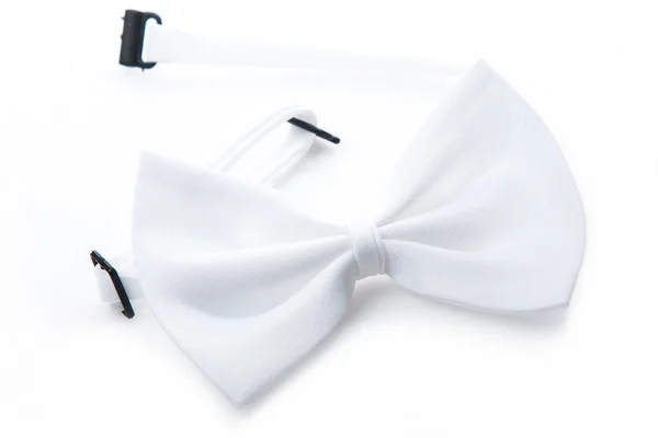 White bow tie — Stock Photo, Image