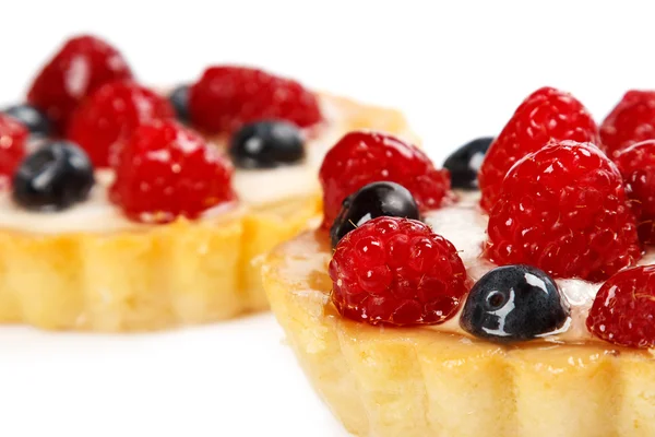 Sweet cakes with berries — Stock Photo, Image