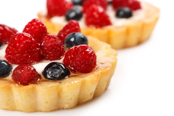 Sweet cakes with berries — Stock Photo, Image