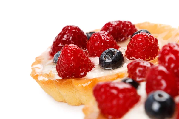 Сладкие пирожные с ягодами — стоковое фото
