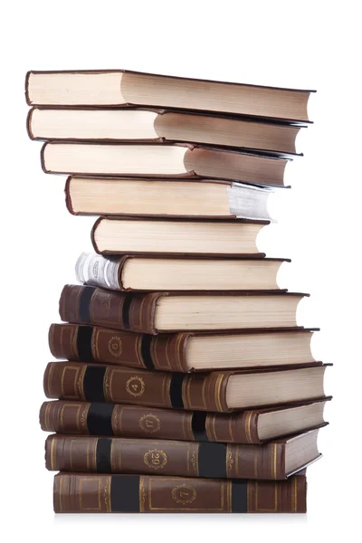 Livros antigos close-up — Fotografia de Stock