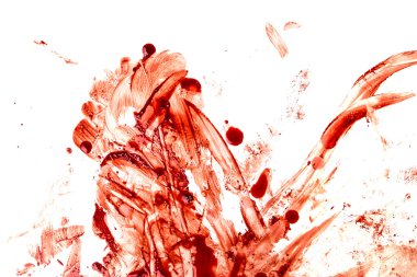 Arka plan üzerinde kan splatters