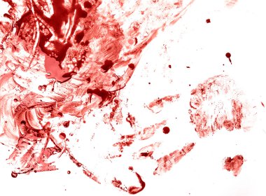 Arka plan üzerinde kan splatters