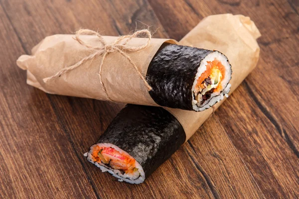 Sushi Burrito - neues trendiges Food-Konzept — Stockfoto