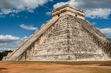  Chichen Itza tapınakta Kukulcan