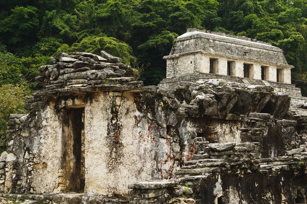 Antik Maya Binasının Manzarası — Stok fotoğraf