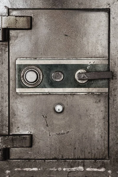 Door Old Security Safe Box — Stock Photo, Image