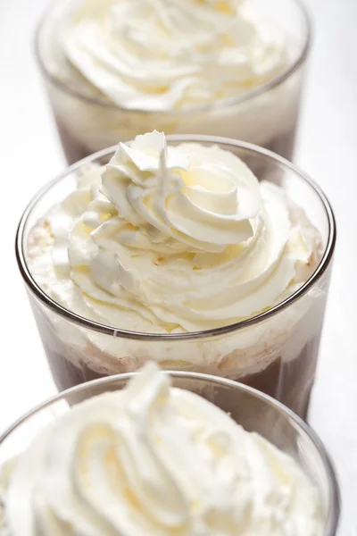 Coffee cocktail with cream foam — Stock Photo, Image