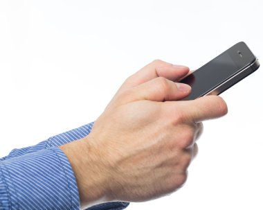 Akıllı telefon tutarak