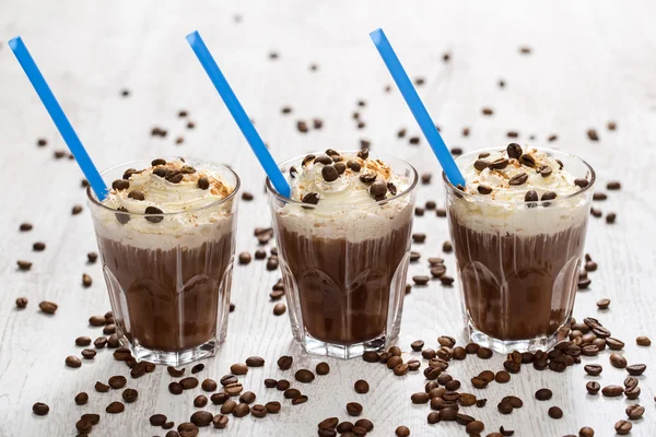 Coffee cocktail with cream foam — Stock Photo, Image