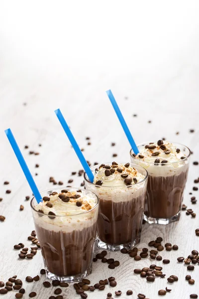 Cóctel de café con espuma crema — Foto de Stock