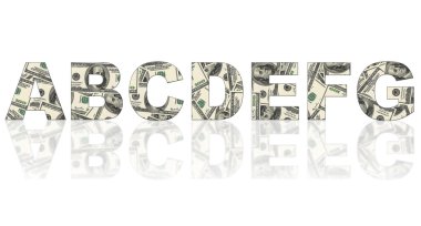 Latters dolar yapılan alfabesi