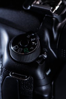 DSLR fotoğraf makinesi yakın çekim